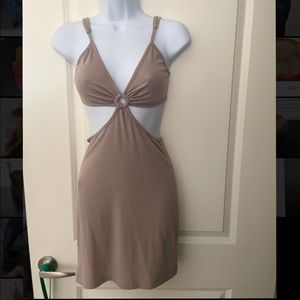 NWT cut out spaghetti strap dress